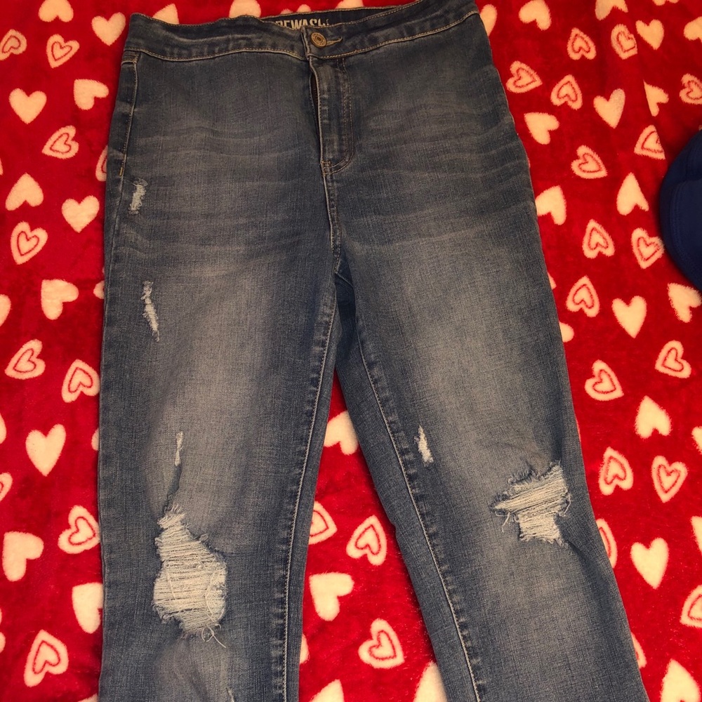 Super high rise jeans